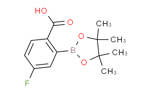 CAS No. 1191063-57-6, 2-Carboxy-5- fluorobenzeneboronic acid pinacol ester