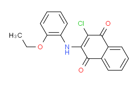 CAS No. 64505-77-7, 2-Chloro-3-((2-ethoxyphenyl)amino)naphthalene-1,4-dione