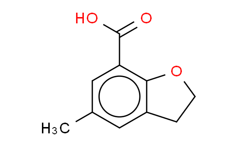 CAS No. 35700-51-7, 7-Benzofurancarboxylic acid, 2,3-dihydro-5- methyl-
