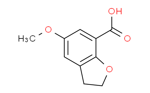 CAS No. 35700-52-8, 5-Methoxy-2,3-dihydro-1-benzofuran-7-carboxylic acid