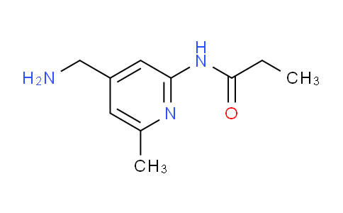 CAS No. 1477900-11-0, N-[4-(Aminomethyl)-6-methyl-2-pyridinyl]propanamide