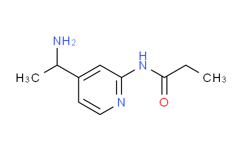 CAS No. 1478399-24-4, N-(4-(1-aminoethyl)pyridin-2-yl)propionamide