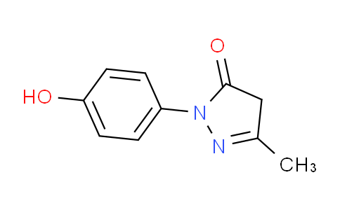 CAS No. 76858-78-1, 2-(4-hydroxyphenyl)-5-methyl-2,4-dihydro-3H-pyrazol-3-one