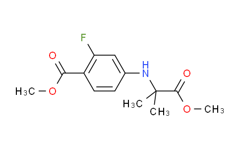 CAS No. 1802242-47-2, Methyl 2-fluoro-4-(1-methoxy-2-methyl-1-oxopropan-2-ylamino)benzoate