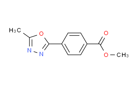 CAS No. 201050-72-8, Methyl 4-(5-methyl-1,3,4-oxadiazol-2-yl)benzoate
