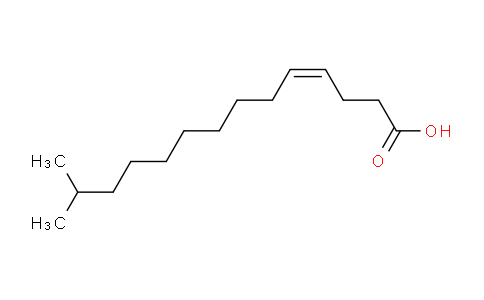 CAS No. 136194-85-9, (Z)-13-methyltetradec-4-enoic acid