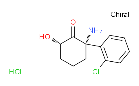CAS No. 1430202-70-2, (2S,6S)-2-amino-2-(2-chlorophenyl)-6-hydroxycyclohexan-1-one hydrochloride