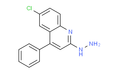 CAS No. 27537-93-5, (6-chloro-4-phenylquinolin-2-yl)hydrazine