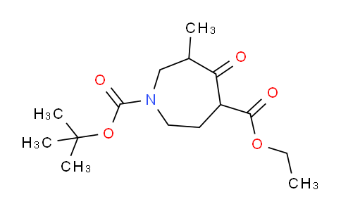 CAS No. 884487-29-0, 1-tert-butyl 4-ethyl 6-methyl-5-oxoazepane-1,4-dicarboxylate