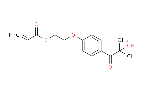 CAS No. 110430-09-6, 2-(4-(2-Hydroxy-2-methylpropanoyl)phenoxy)ethyl acrylate
