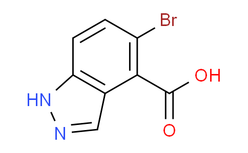 CAS No. 1781621-53-1, 5-bromo-1H-indazole-4-carboxylic acid