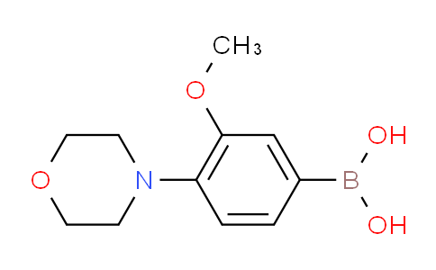 CAS No. 1228182-92-0, 3-Methoxy-4-(Morpholin-4-yl)phenylboronic acid