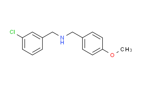 CAS No. 423740-56-1, N-(3-Chlorobenzyl)-1-(4-methoxyphenyl)methanamine