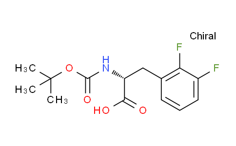 CAS No. 1022147-21-2, (R)-2-((tert-butoxycarbonyl)amino)-3-(2,3-difluorophenyl)propanoic acid