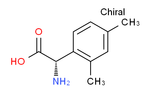 CAS No. 1022990-85-7, (S)-2-Amino-2-(2,4-dimethylphenyl)acetic acid