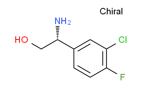 CAS No. 933786-63-1, (2R)-2-amino-2-(3-chloro-4-fluorophenyl)ethan-1-ol