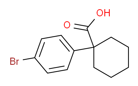 CAS No. 732308-80-4, 1-(4-Bromophenyl)cyclohexanecarboxylic acid