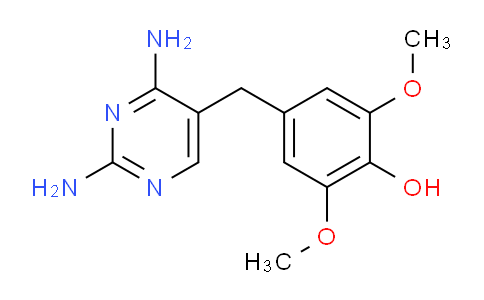 CAS No. 21253-58-7, 4-((2,4-Diaminopyrimidin-5-yl)methyl)-2,6-dimethoxyphenol