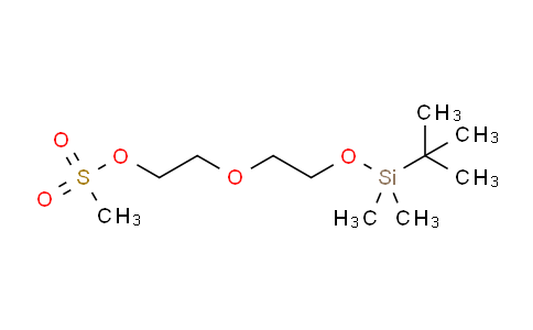 CAS No. 917763-12-3, 2-[2-[[(1,1-Dimethylethyl)dimethylsilyl]oxy]ethoxy]ethyl 1-methanesulfonate