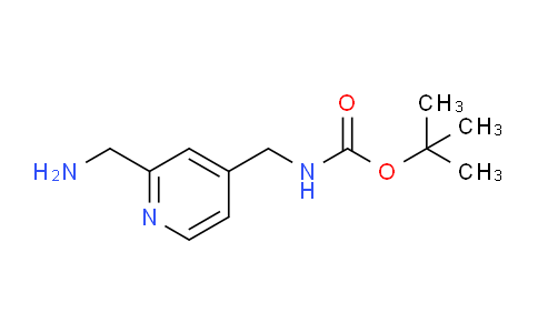 CAS No. 214471-75-7, tert-Butyl (2-(aminomethyl)pyridin-4-yl)methylcarbamate