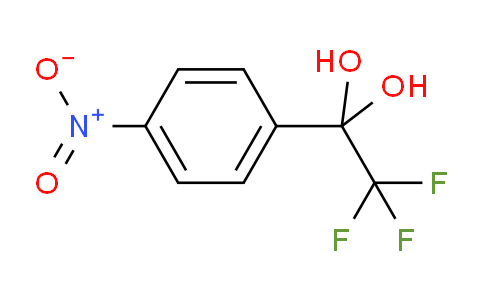 CAS No. 144459-68-7, 2,2,2-Trifluoro-1-(4-nitrophenyl)ethane-1,1-diol