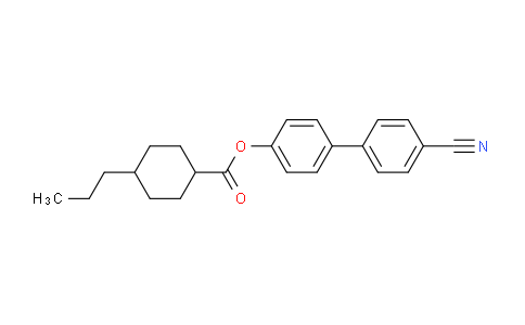 CAS No. 71297-14-8, 4'-cyano-[1,1'-biphenyl]-4-yl 4-propylcyclohexane-1-carboxylate