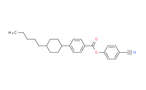 CAS No. 313492-66-9, 4-cyanophenyl 4-(4-pentylcyclohexyl)benzoate