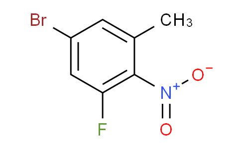 CAS No. 1224629-03-1, 5-Bromo-1-fluoro-3-methyl-2-nitro-benzene
