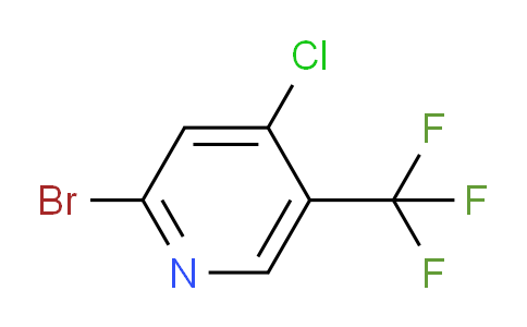 CAS No. 1211587-96-0, 2-Bromo-4-chloro-5-(trifluoromethyl)pyridine