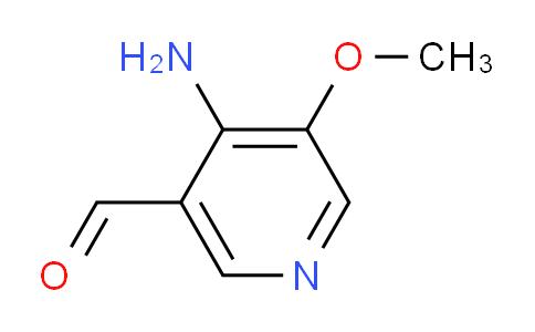 CAS No. 1289038-25-0, 4-Amino-5-methoxynicotinaldehyde