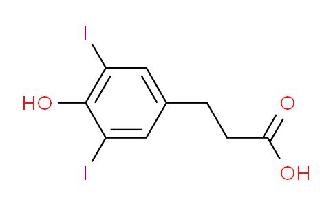 CAS No. 13811-11-5, 3-(3,5-Diiodo-4-hydroxy-phenyl)propionic acid