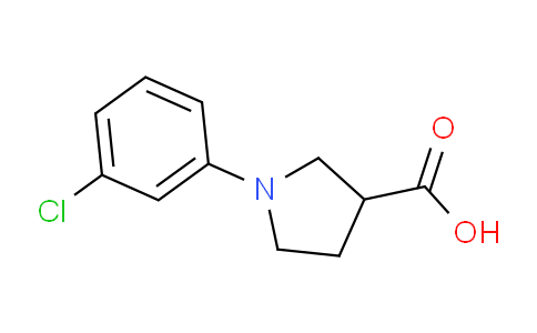 CAS No. 1086374-92-6, 1-(3-chlorophenyl)pyrrolidine-3-carboxylic acid