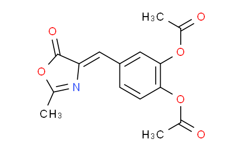 CAS No. 87950-39-8, 4-(3,4-Diacetoxybenzal)-2-methyl-5-oxazolone