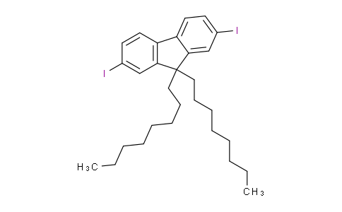 CAS No. 278176-06-0, 2,7-Diiodo-9,9-dioctyl-9H-fluorene