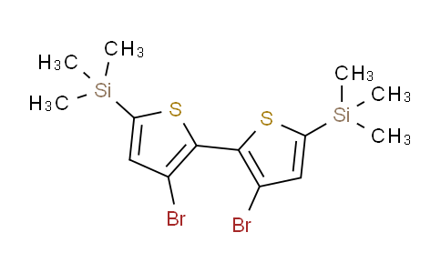 CAS No. 207742-50-5, 3,3'-Dibromo-5,5'-bis-trimethylsilyl-2,2'-bithiophene