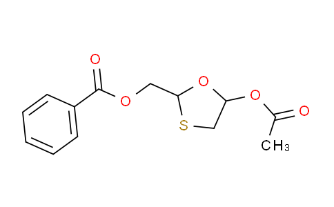 CAS No. 146726-76-3, 5-(Acetyloxy)-1,3-oxathiolane-2-Methanol Benzoate