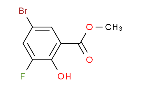 CAS No. 773134-37-5, Methyl 5-bromo-3-fluoro-2-hydroxybenzoate