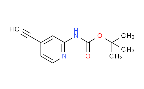 CAS No. 1196145-93-3, tert-Butyl (4-ethynylpyridin-2-yl)carbamate