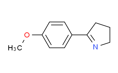 CAS No. 22217-80-7, 5-(4-Methoxy-Phenyl)-3,4-Dihydro-2H-Pyrrole