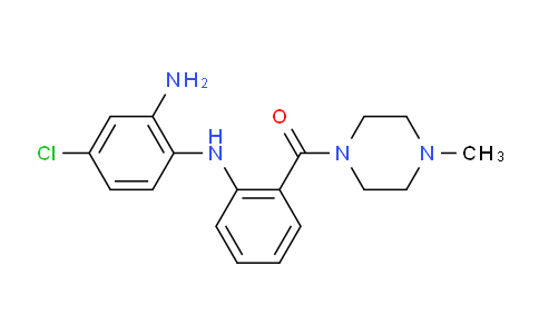 CAS No. 65514-71-8, [2-[(2-Amino-4-chlorophenyl)amino]phenyl](4-methyl-1-piperazinyl)methanone