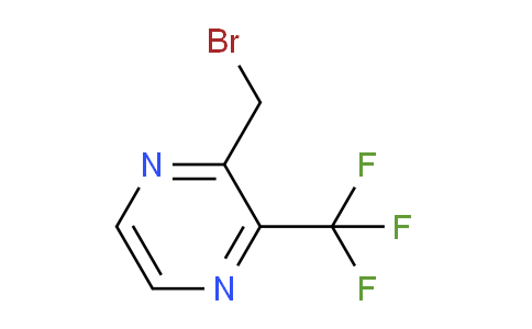 CAS No. 1206524-20-0, 2-(Bromomethyl)-3-(trifluoromethyl)pyrazine