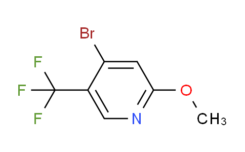 CAS No. 1211580-59-4, 4-Bromo-2-methoxy-5-(trifluoromethyl)pyridine