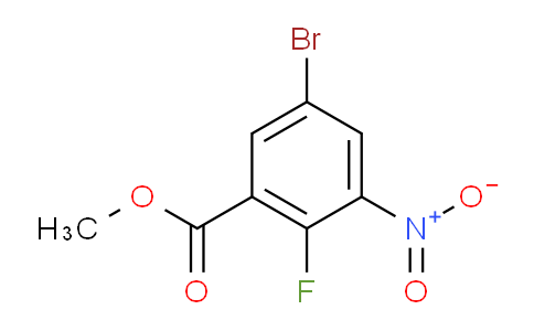 CAS No. 1154278-17-7, Methyl 5-bromo-2-fluoro-3-nitrobenzoate
