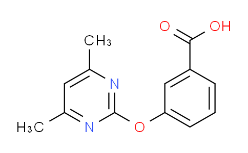 CAS No. 927981-91-7, 3-(4,6-Dimethylpyrimidin-2-oxy)benzoic acid