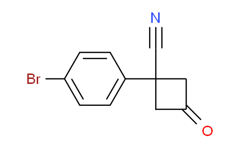 CAS No. 872614-37-4, 1-(4-bromophenyl)-3-oxoCyclobutanecarbonitrile