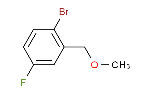 CAS No. 842167-67-3, 1-Bromo-4-fluoro-2-(methoxymethyl)benzene