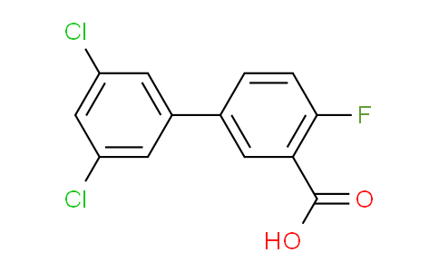 CAS No. 1261965-85-8, 3',5'-Dichloro-4-fluoro-biphenyl-3-carboxylic acid
