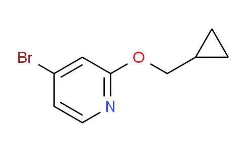 CAS No. 1610521-10-2, 4-Bromo-2-(cyclopropylmethoxy)pyridine
