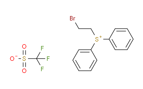 CAS No. 247129-85-7, (2-Bromoethyl)diphenylsulfonium trifluoromethanesulfonate
