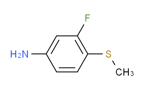 CAS No. 20901-69-3, 3-Fluoro-4-(methylthio)aniline